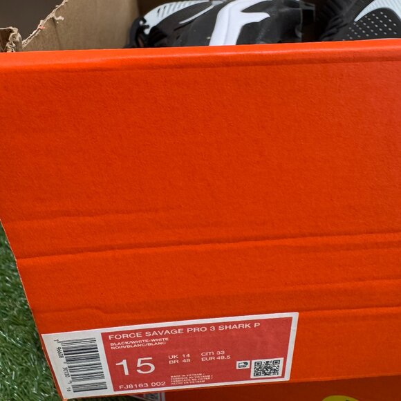 Nike Force Savage Pro 3 Shark P PE Football Cleats Mens Black FJ8163-002 NEW main image 5